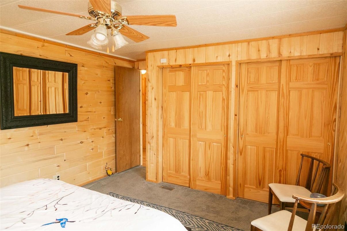 Bedroom, Interior, Wooden Walls