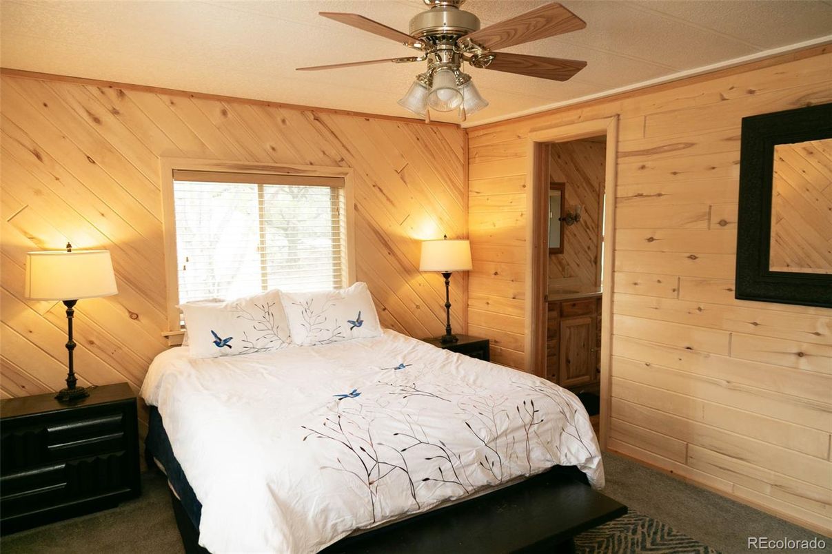 Bedroom, Interior, Wooden Walls