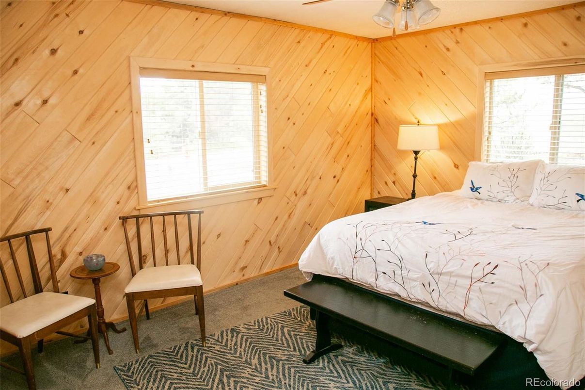 Bedroom, Interior, Wooden Walls