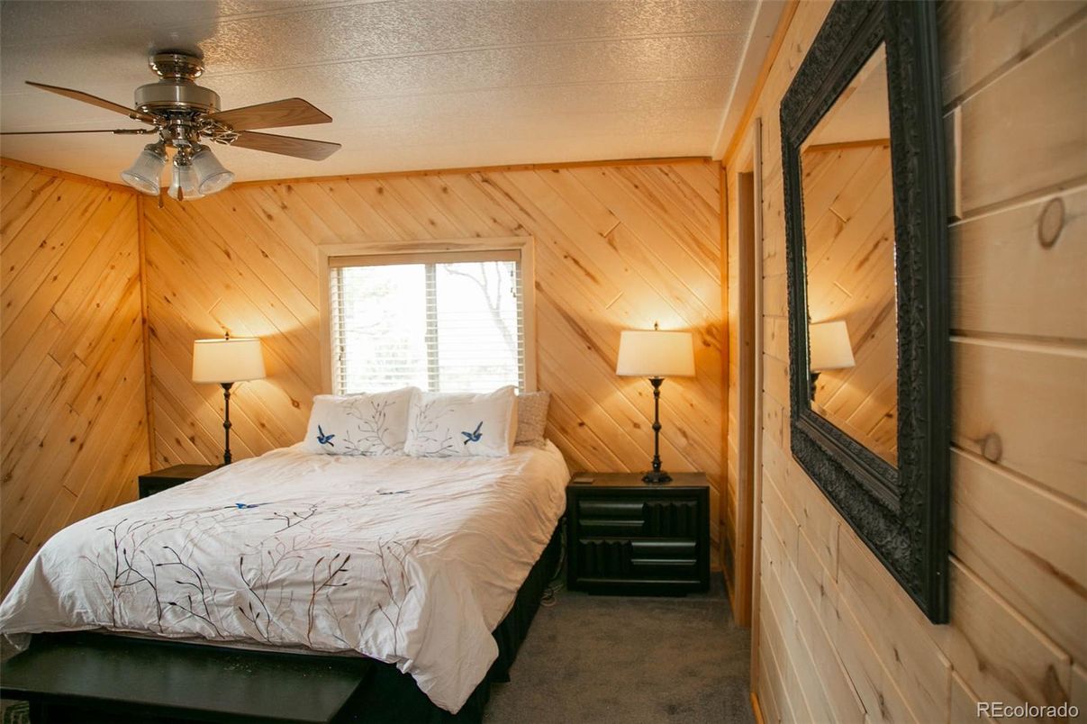 Bedroom, Interior, Wooden Walls