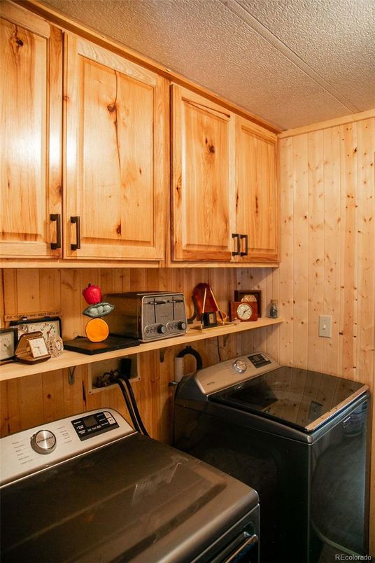 Interior, Washer, Wooden Walls