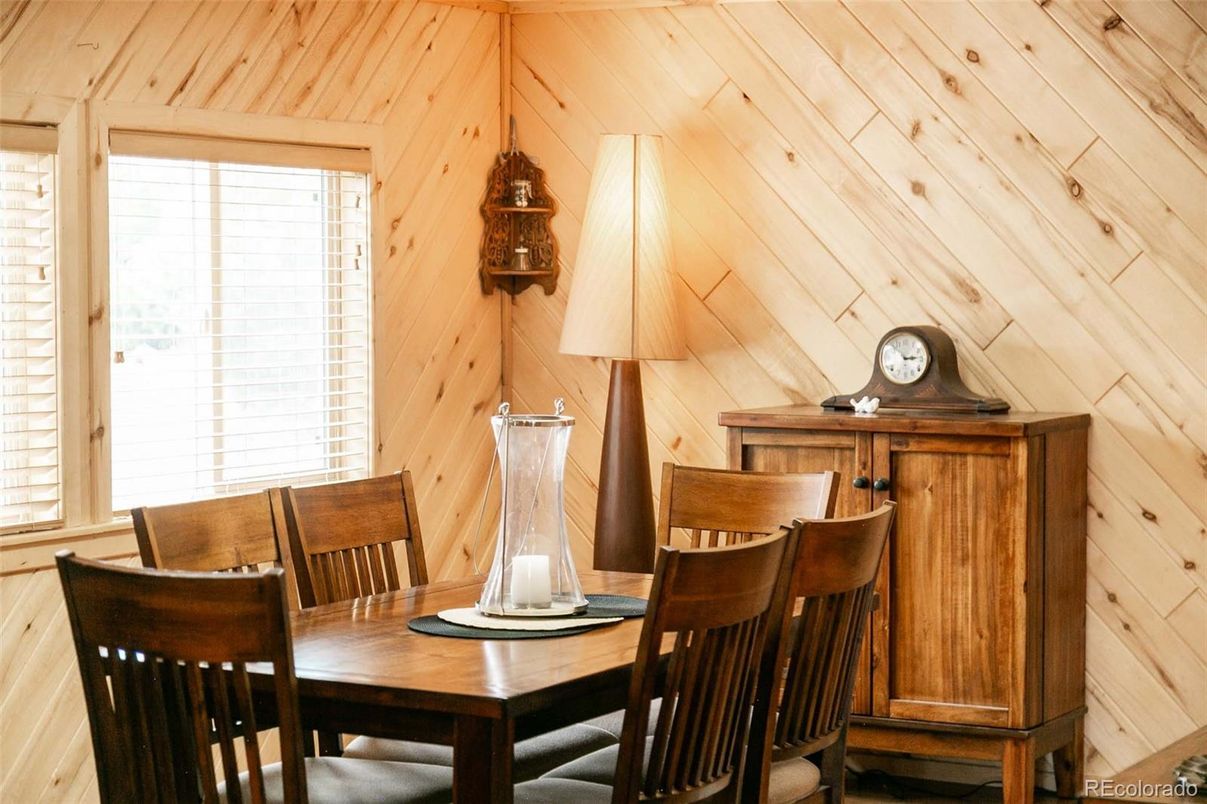 Dining room, Interior, Wooden Ceilings, Wooden Walls