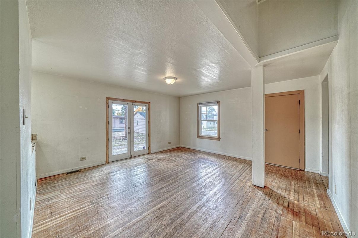 Empty room, Interior, Wood Texture Flooring