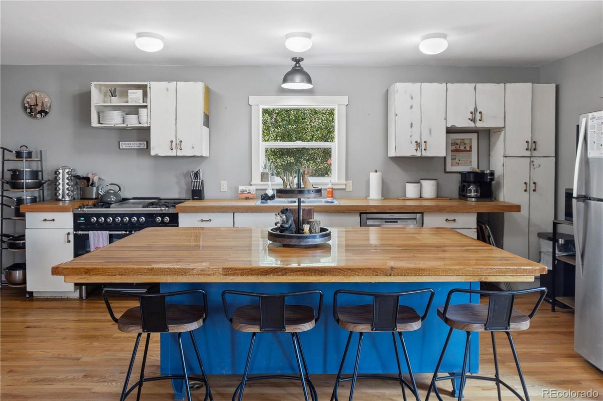 Interior, Kitchen, Wood Texture Flooring