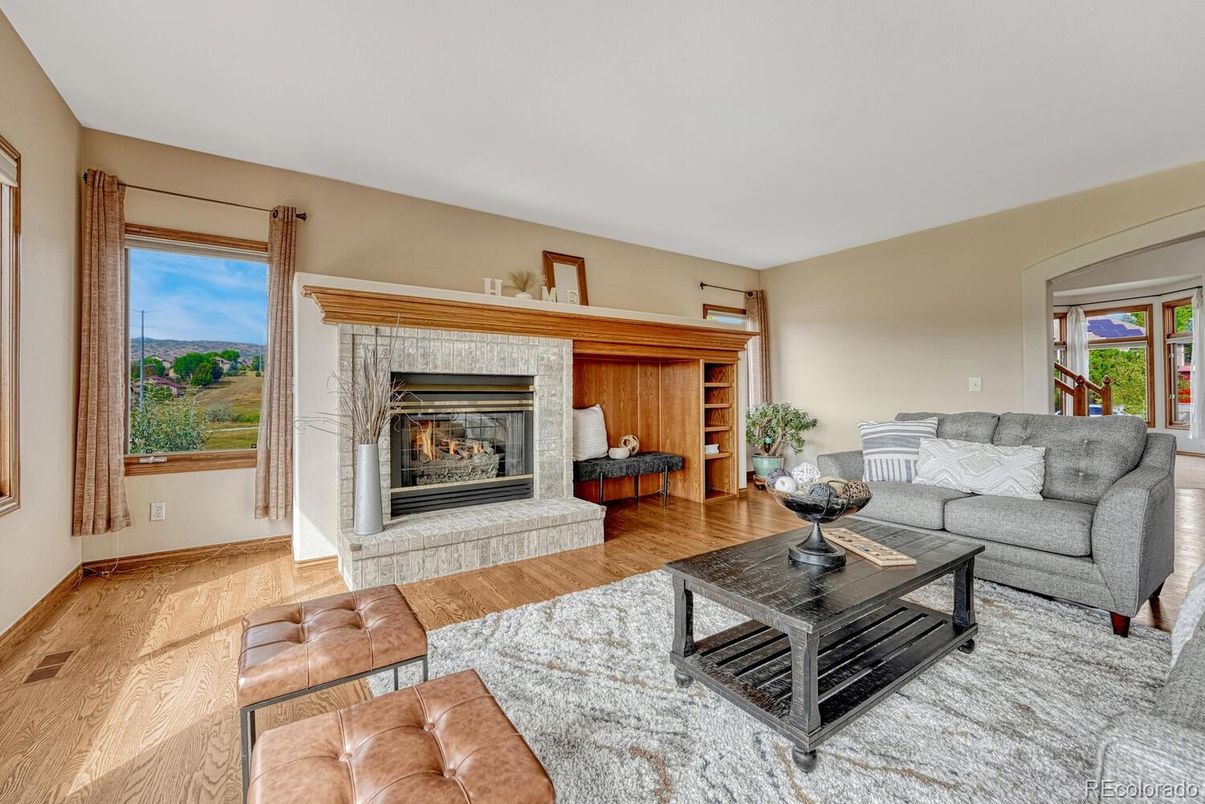 Fireplace, Interior, Living room, Wood Texture Flooring