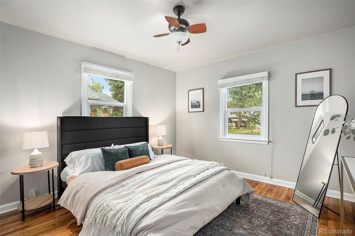 Bedroom, Interior, Wood Texture Flooring