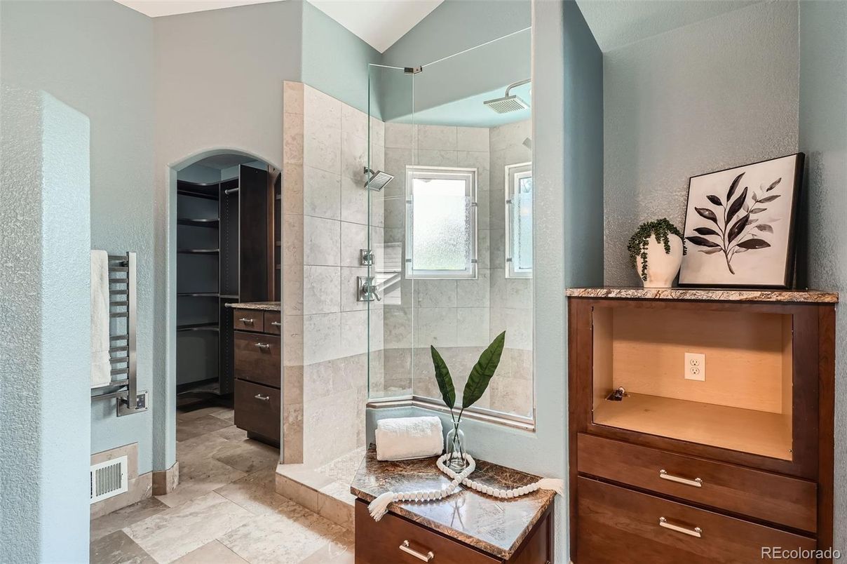 Bathroom, Glass Shower, Interior