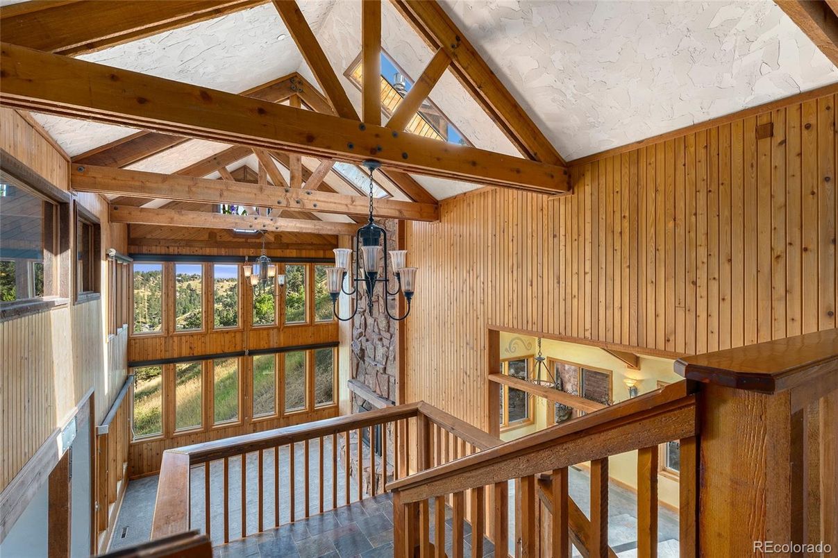 Interior, Wooden Beams, Wooden Walls