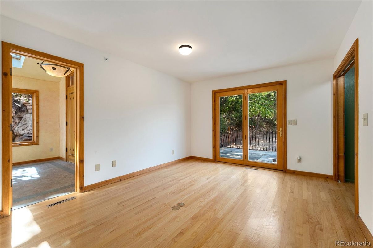 Empty room, Interior, Wood Texture Flooring