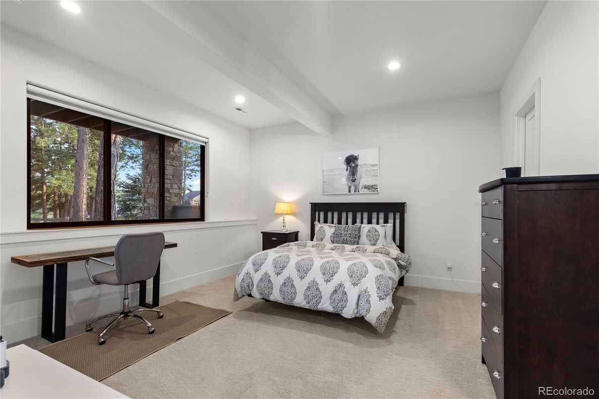 Bedroom, Home Office, Interior, Recessed Lighting