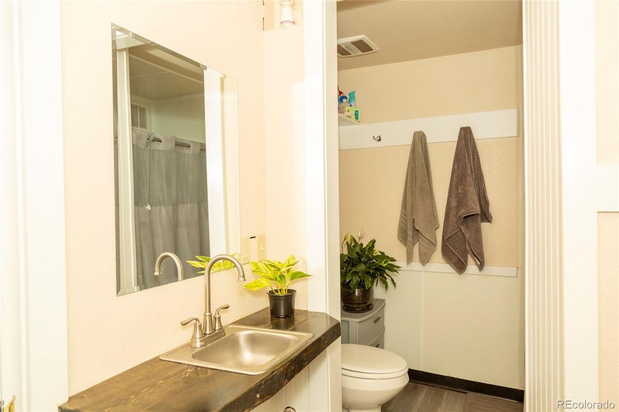 Bathroom, Interior, Wood Texture Flooring