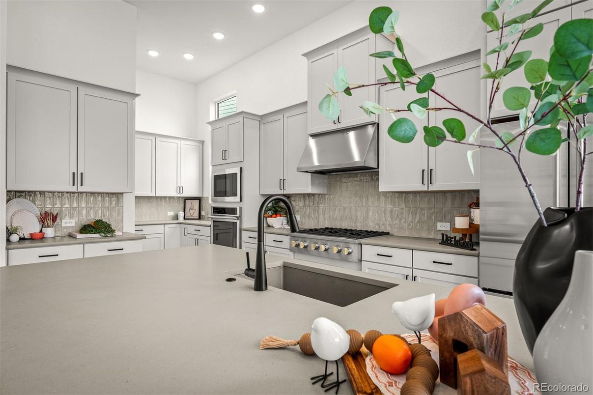 Interior, Kitchen, Recessed Lighting, Stainless Steel Appliances