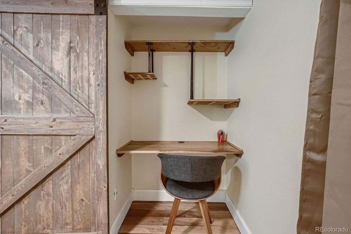 Home Office, Interior, Wood Texture Flooring