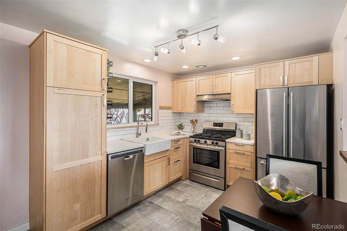 Interior, Kitchen, Recessed Lighting, Stainless Steel Appliances