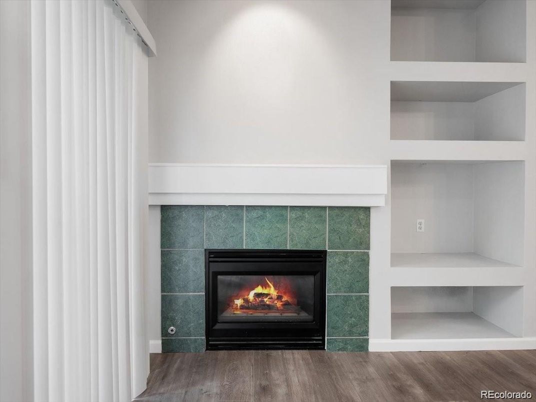 Fireplace, Interior, Wood Texture Flooring
