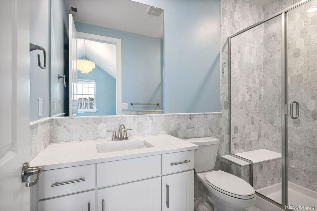 Bathroom, Glass Shower, Interior