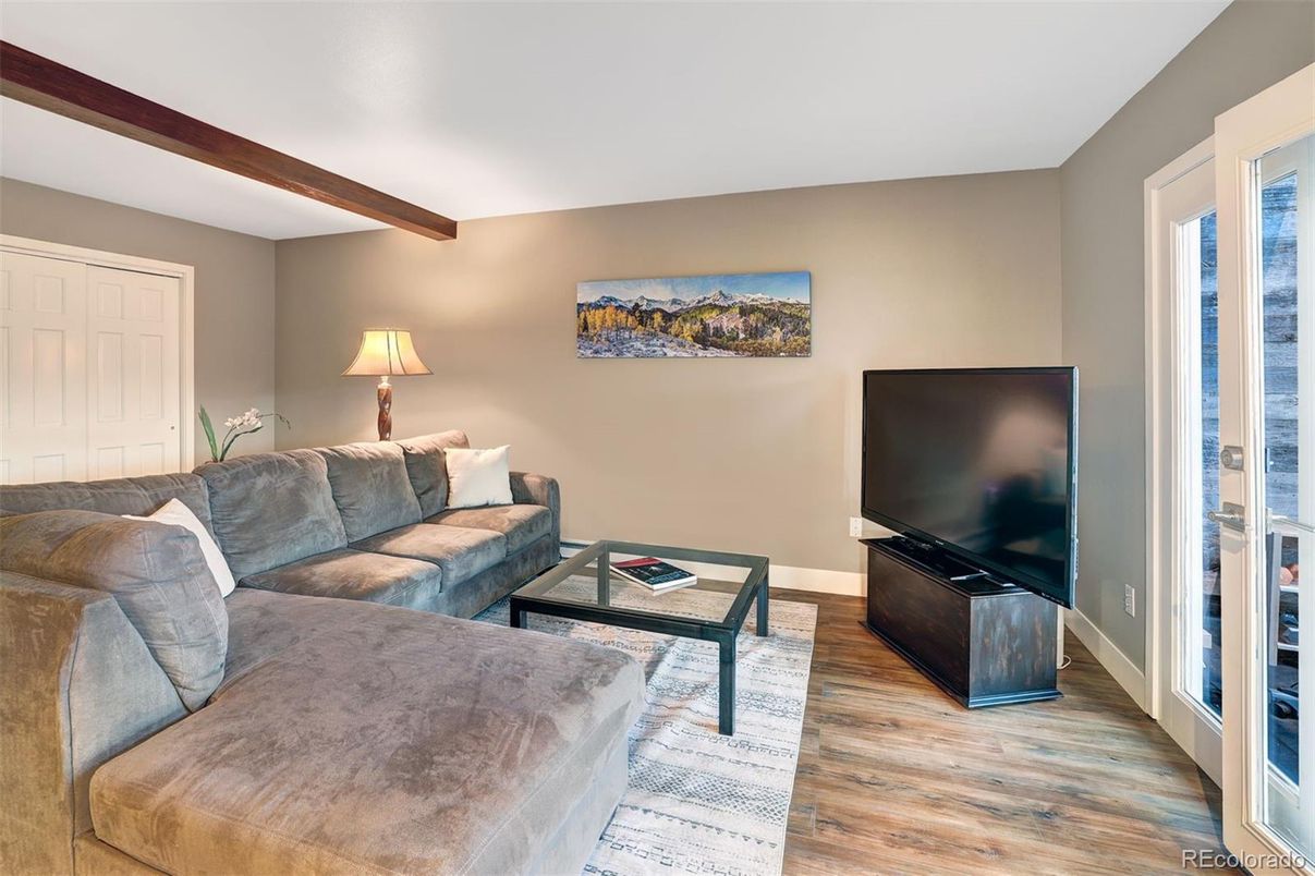 Interior, Living room, Wooden Beams, Wood Texture Flooring