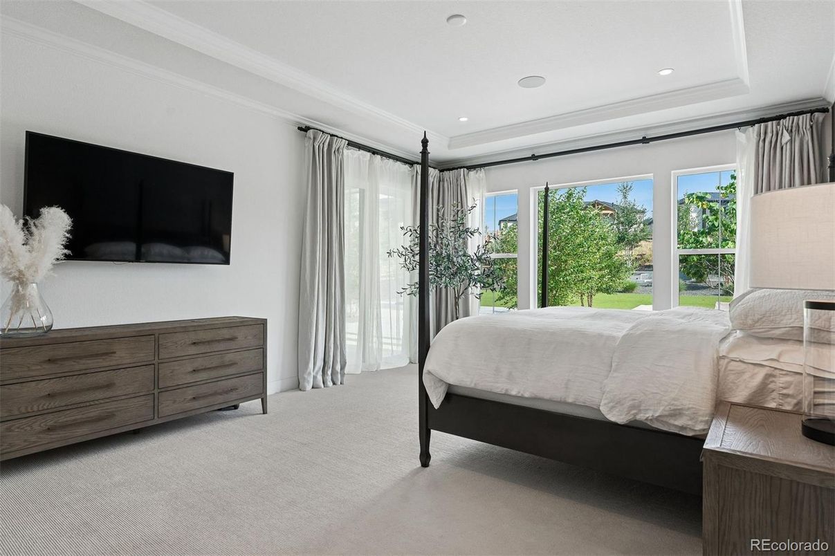 Bedroom, Interior, Recessed Lighting
