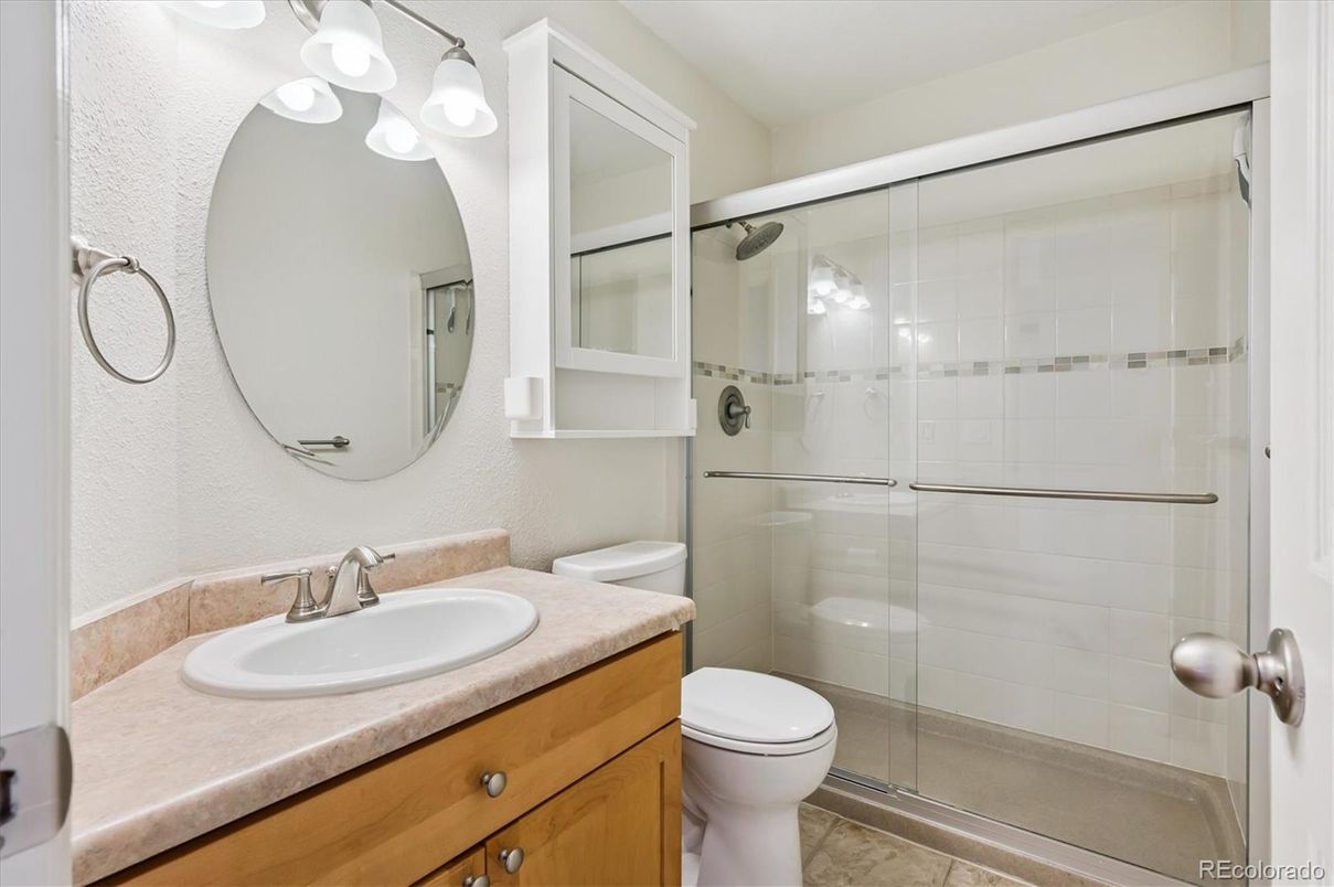 Bathroom, Glass Shower, Interior