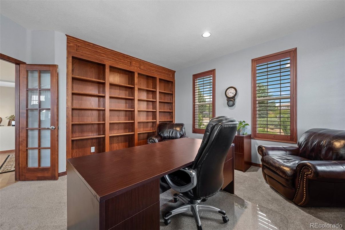 Home Office, Interior, Recessed Lighting