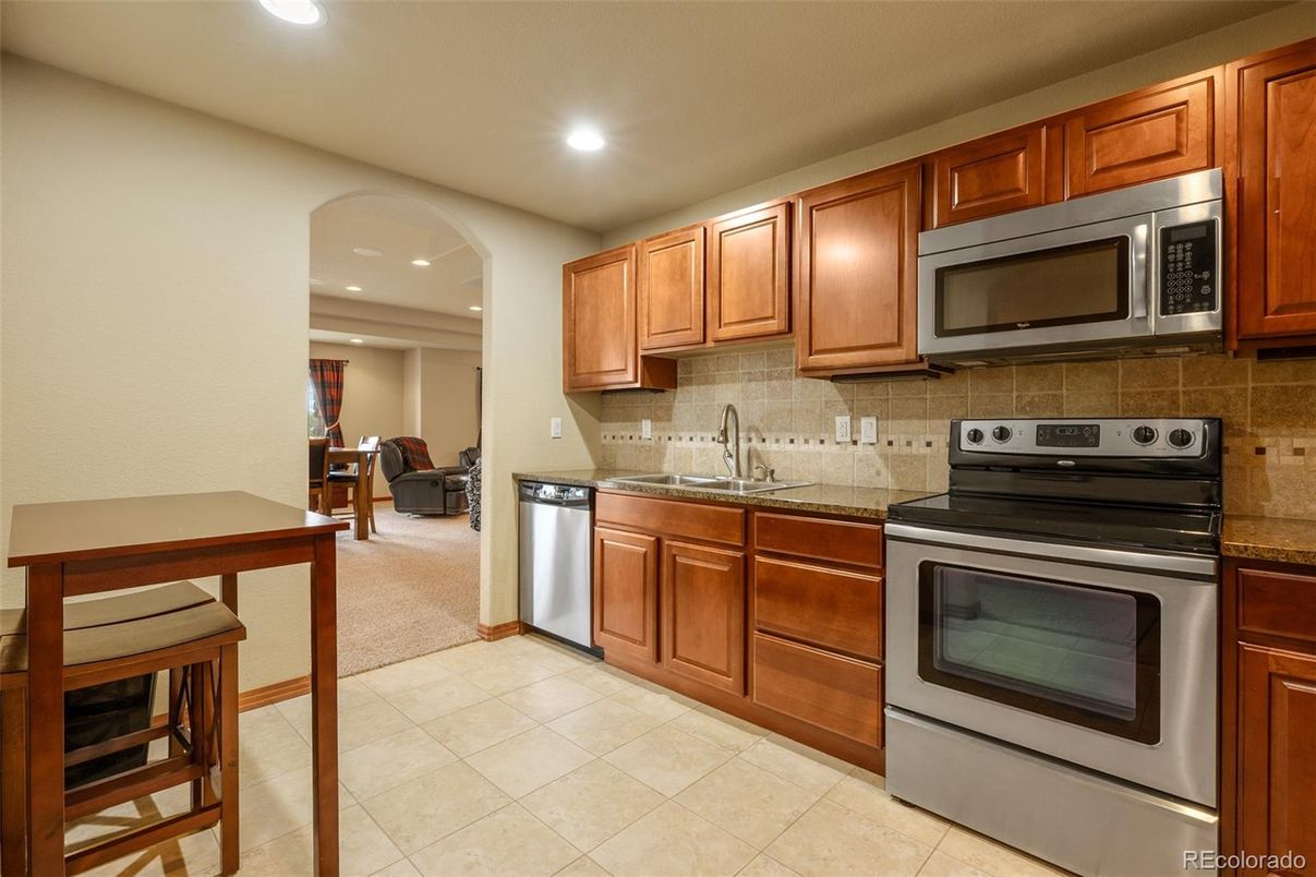 Interior, Kitchen, Recessed Lighting, Stainless Steel Appliances