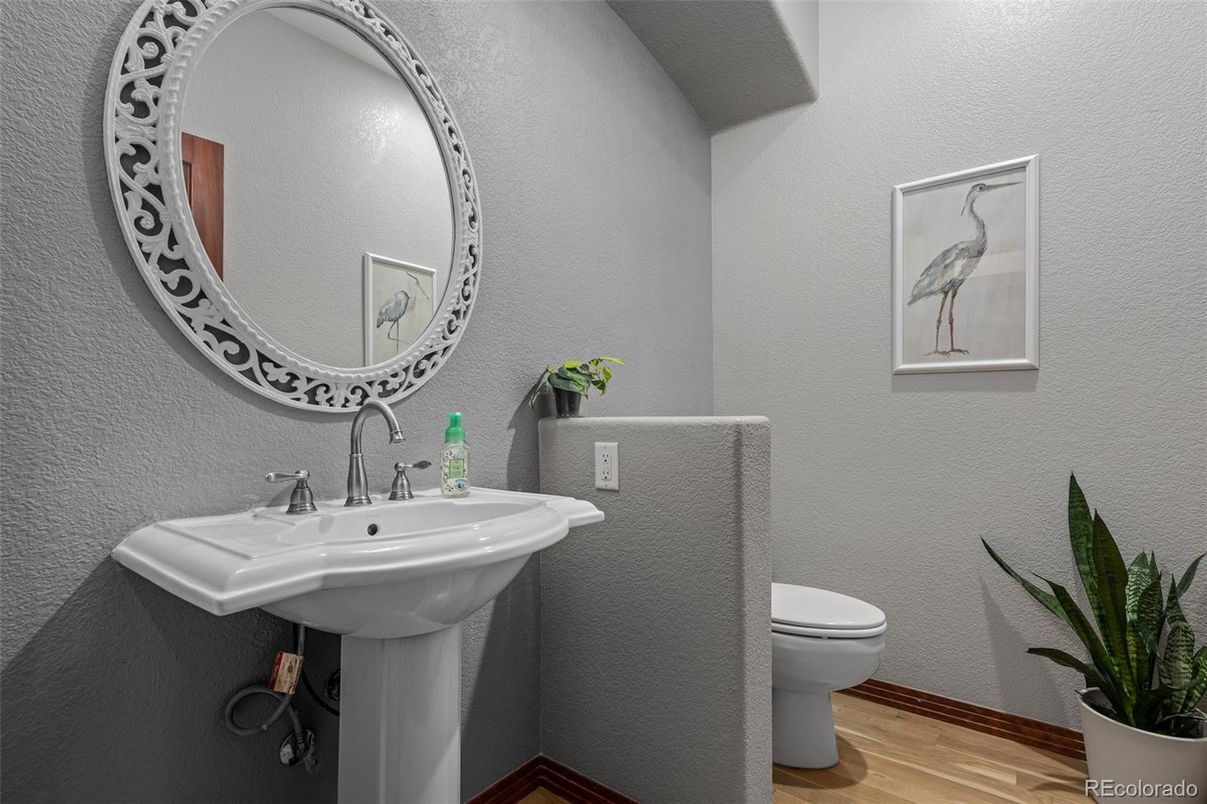 Bathroom, Interior, Wood Texture Flooring