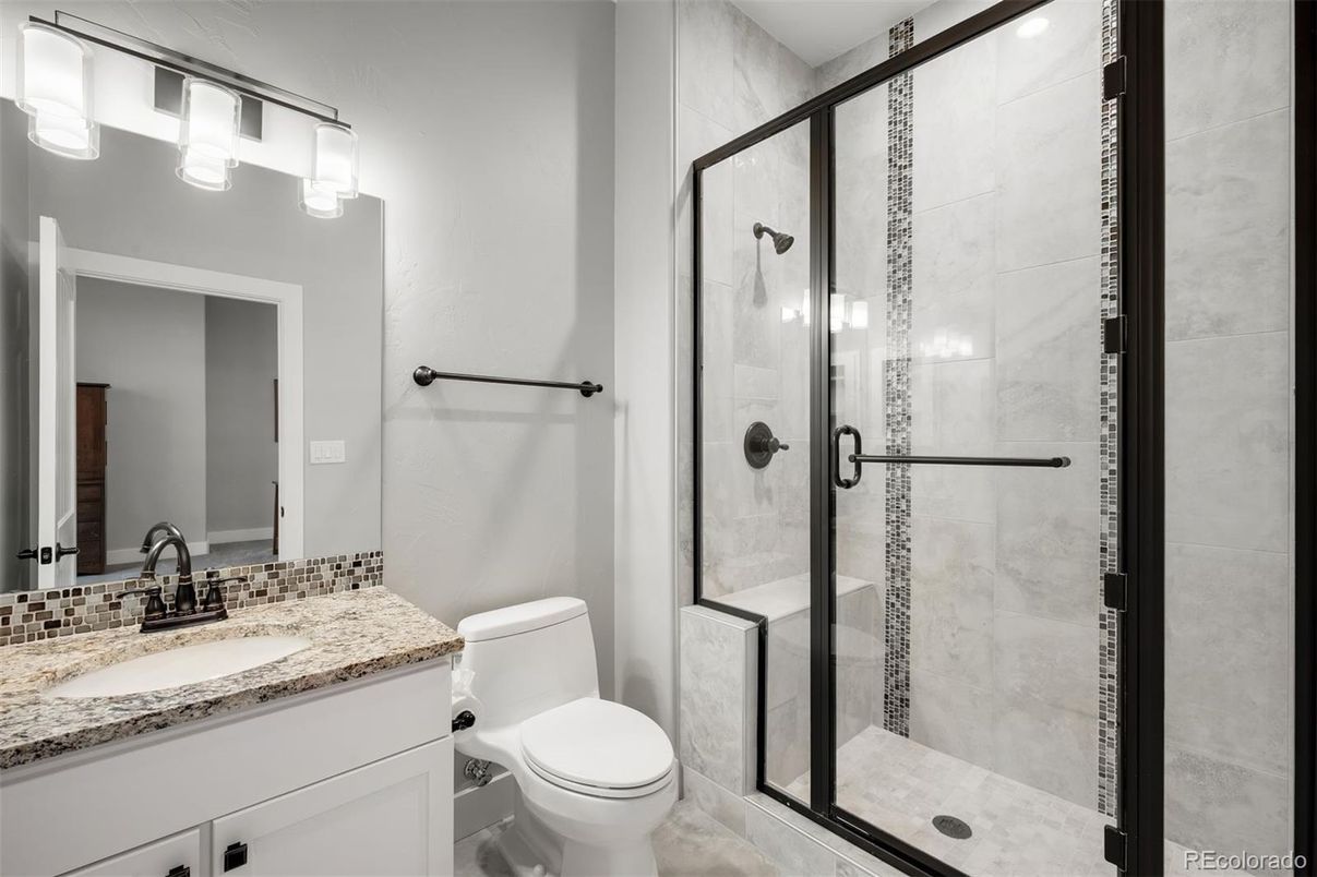 Bathroom, Glass Shower, Interior