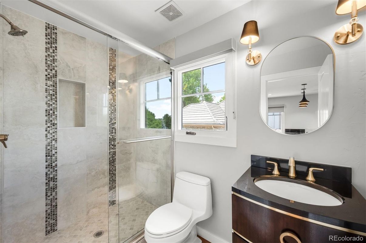 Bathroom, Glass Shower, Interior