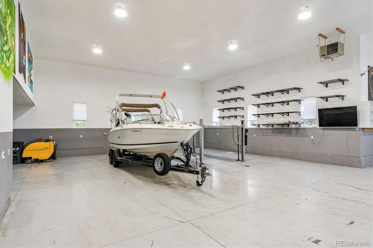 Garage, Interior, Recessed Lighting