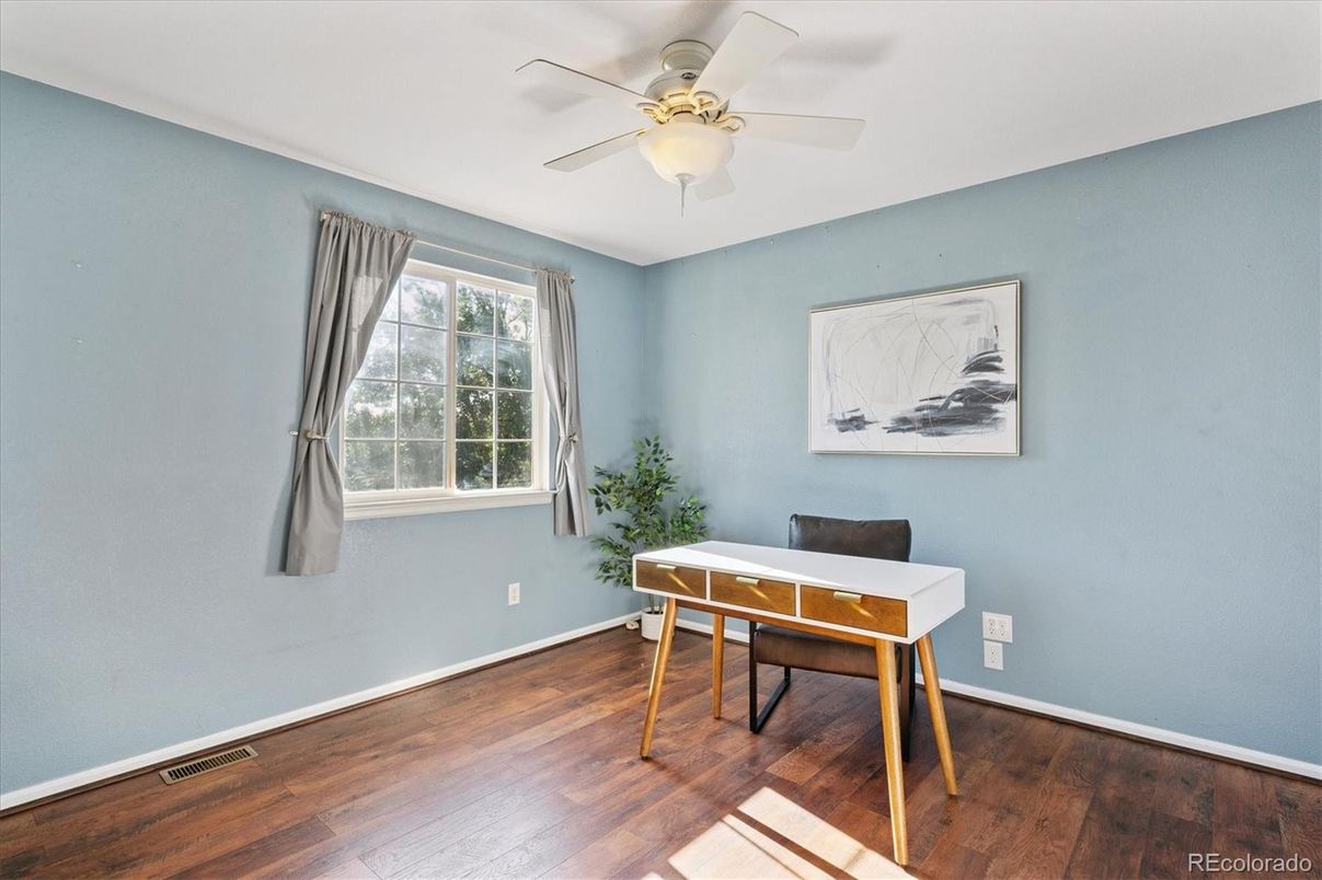 Home Office, Interior, Wood Texture Flooring
