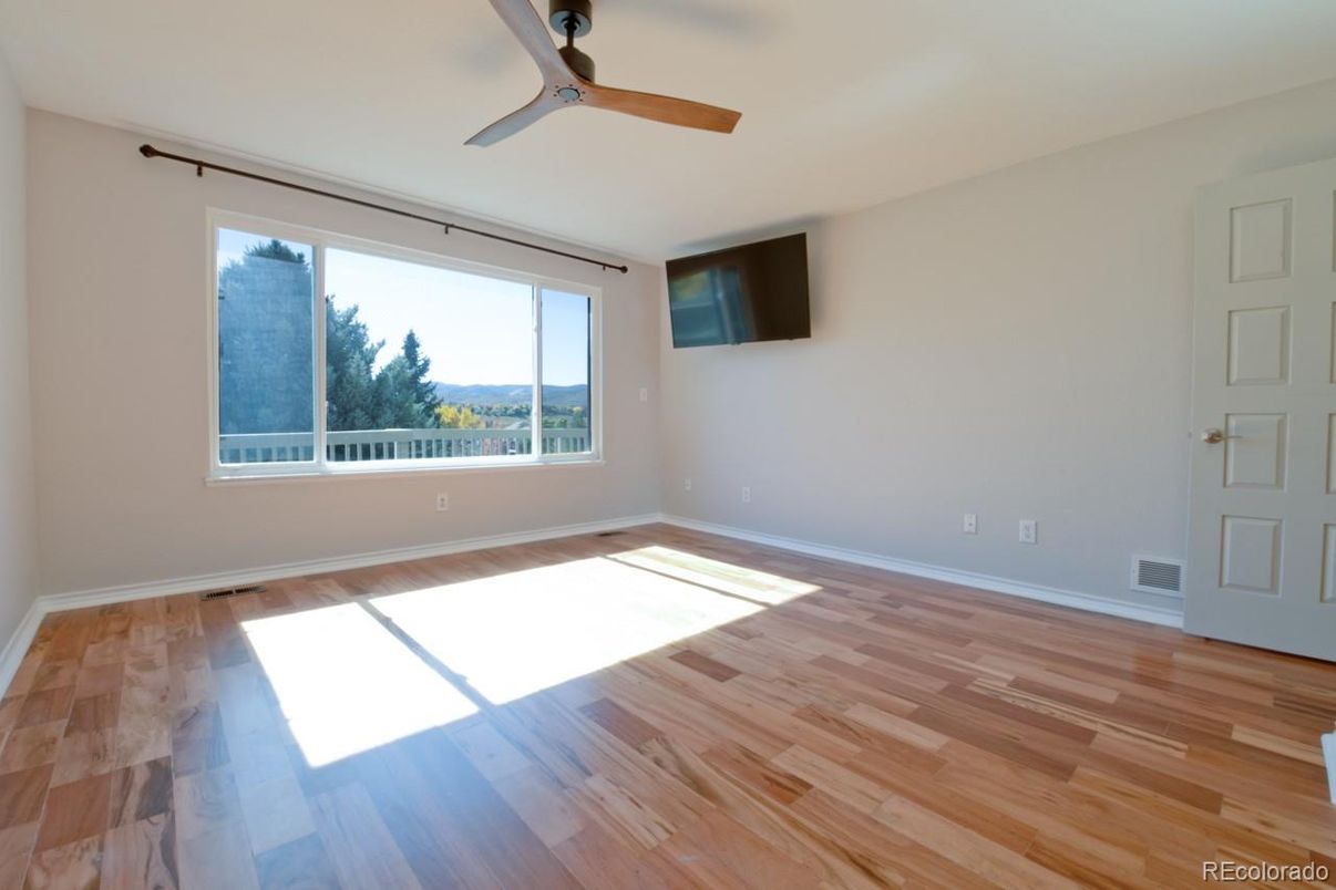 Empty room, Interior, Wood Texture Flooring