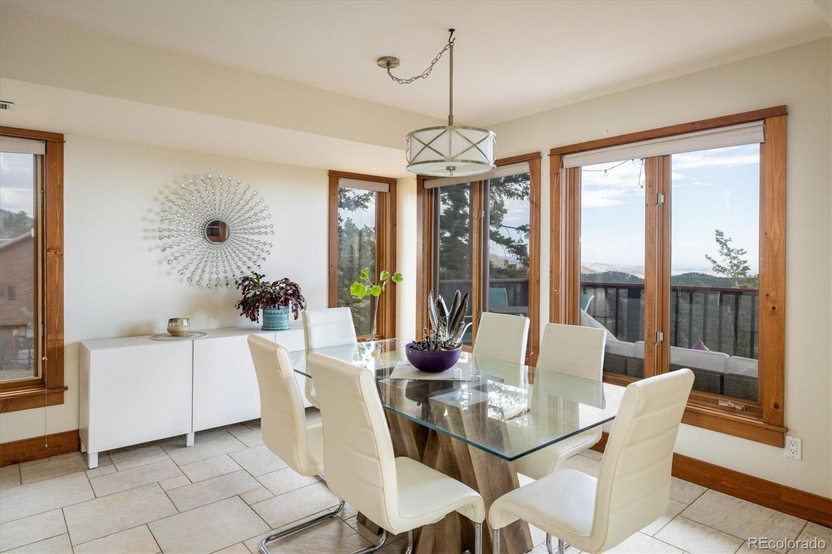 Dining room, Interior, Pendant Lights