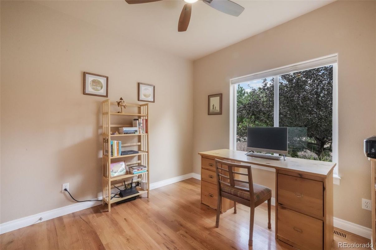 Home Office, Interior, Wood Texture Flooring