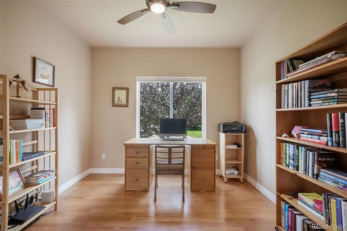 Home Office, Interior, Wood Texture Flooring