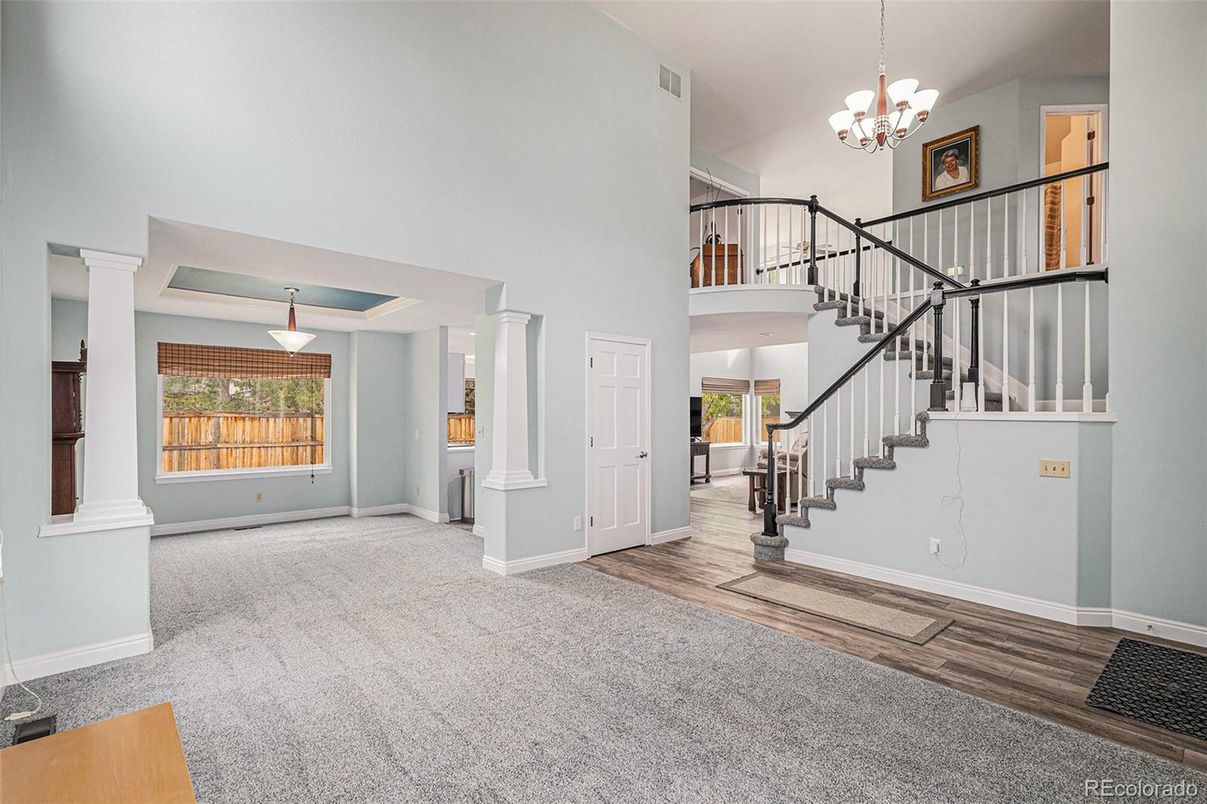 Chandelier, Interior, Pendant Lights, Wood Texture Flooring