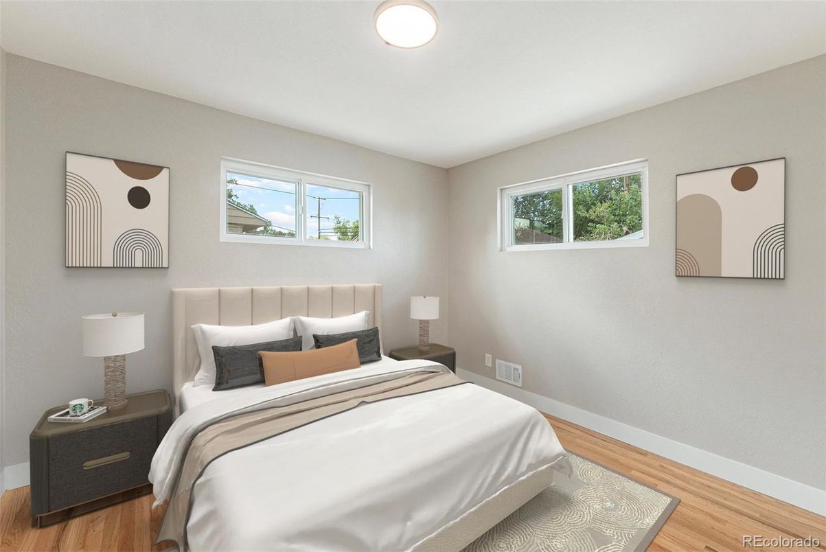 Bedroom, Interior, Wood Texture Flooring