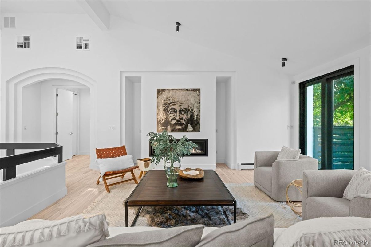 Fireplace, Interior, Living room, Wood Texture Flooring