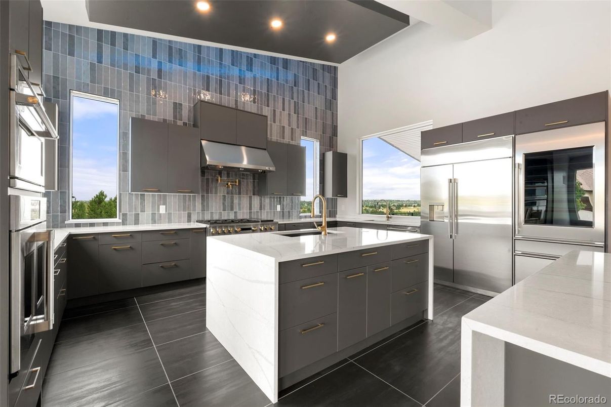 Interior, Kitchen, Recessed Lighting, Stainless Steel Appliances