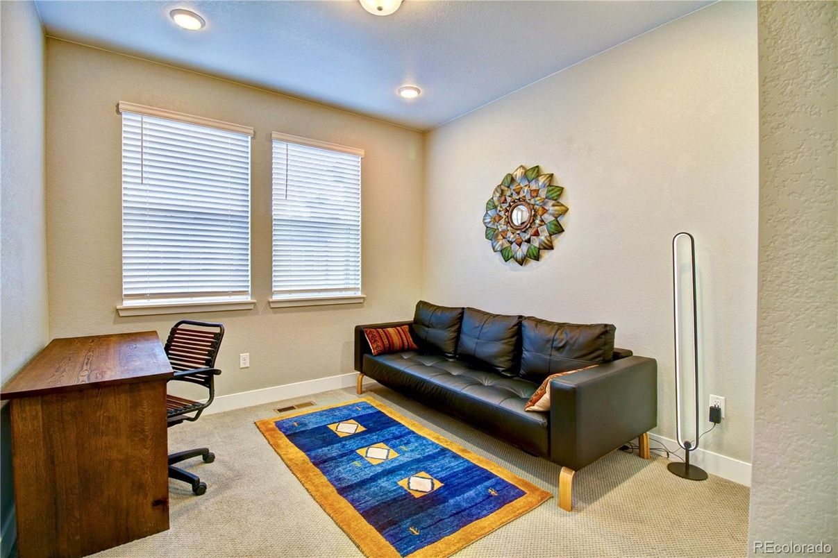 Home Office, Interior, Recessed Lighting