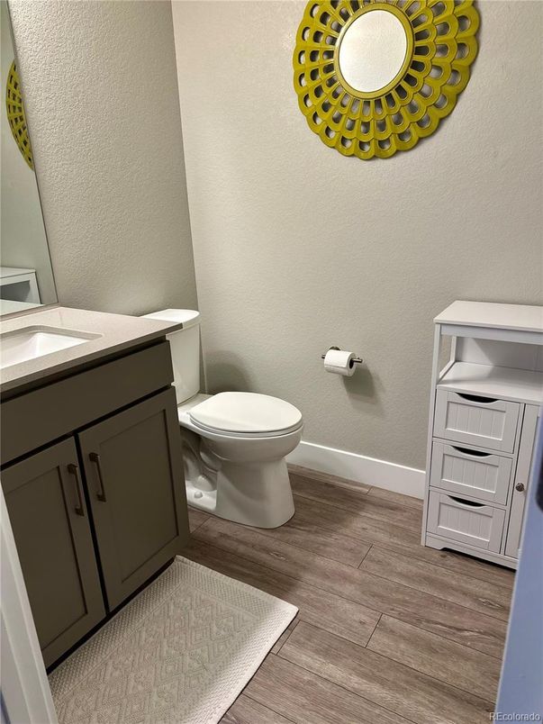 Bathroom, Interior, Wood Texture Flooring