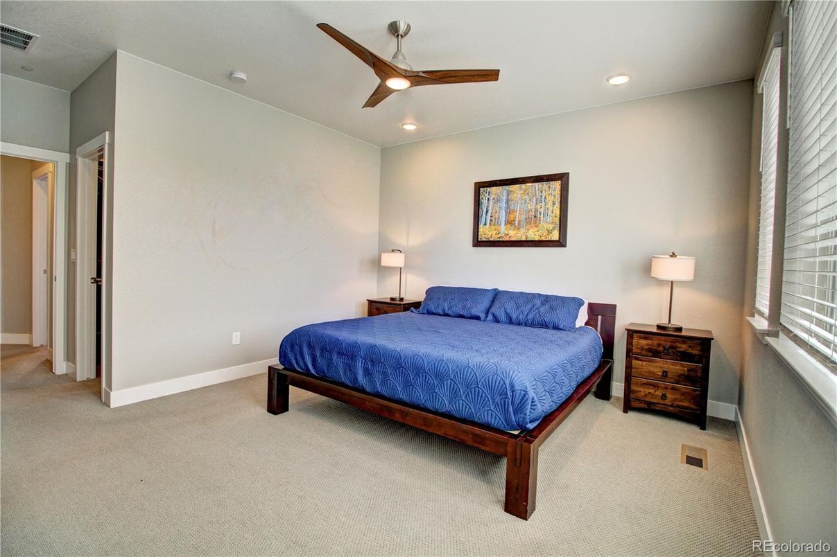 Bedroom, Interior, Recessed Lighting