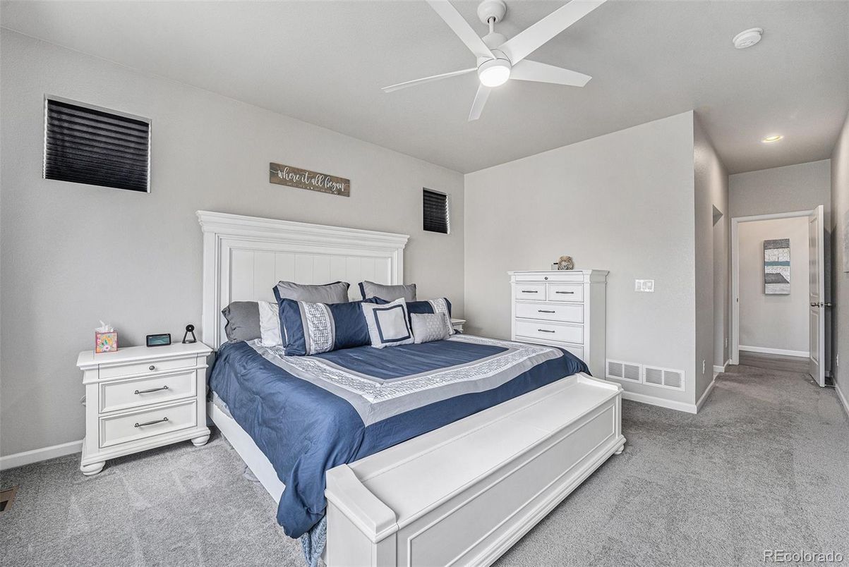 Bedroom, Interior, Recessed Lighting