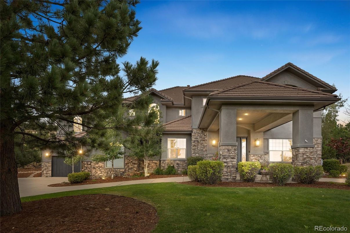 Backyard, Exterior, Facade, Mediterranean