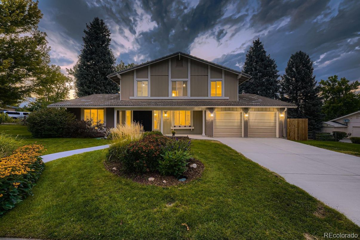 Attached, Backyard, Exterior, Facade, Mediterranean
