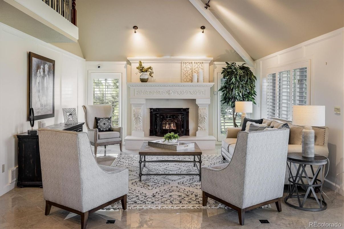 Fireplace, Interior, Living room
