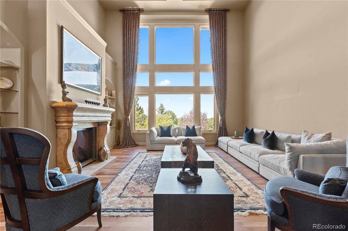 Fireplace, Interior, Living room, Wood Texture Flooring