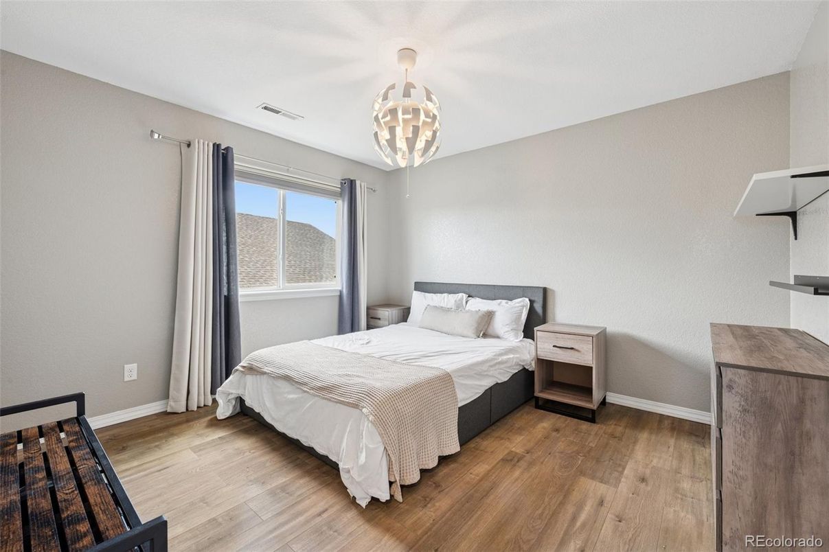 Bedroom, Interior, Wood Texture Flooring