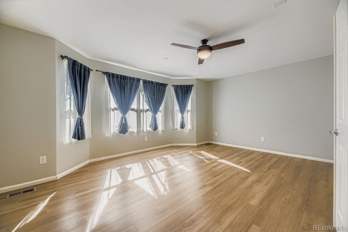 Empty room, Interior, Wood Texture Flooring