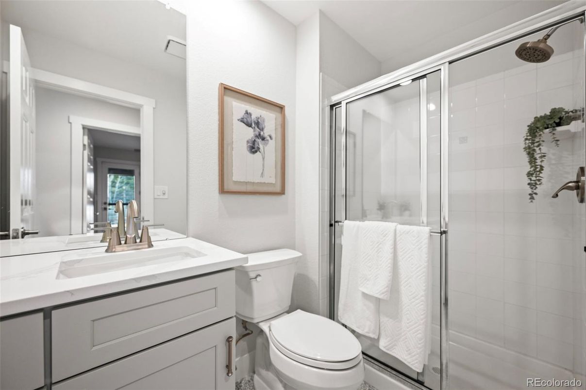Bathroom, Glass Shower, Interior