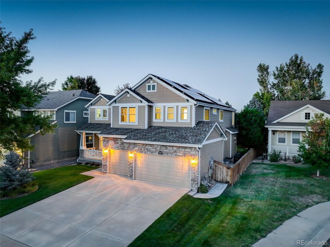 Attached, Backyard, Exterior, Facade, Solar Panels, American Craftsman